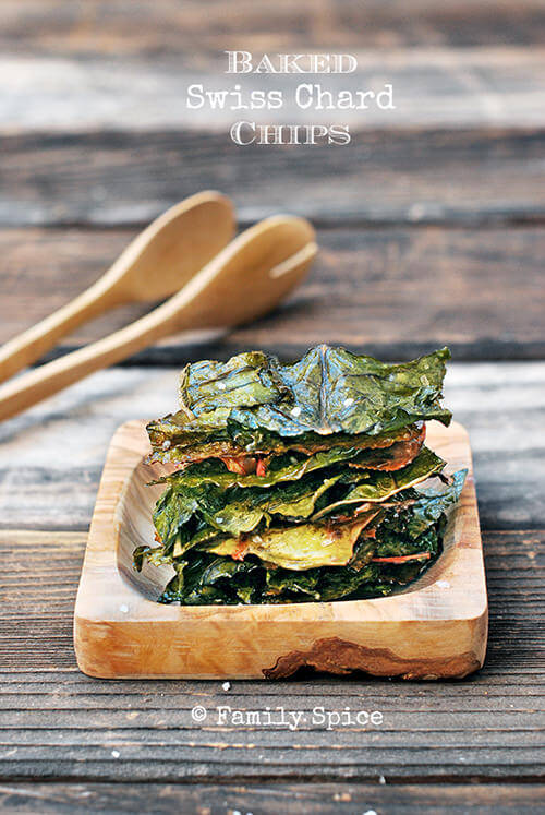 Spicy Swiss Chard Chips - Family Spice