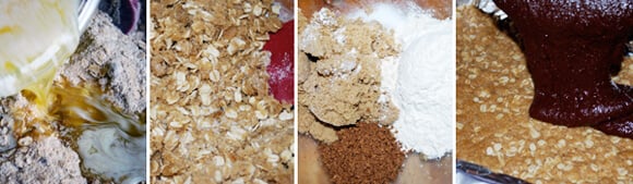 Oatmeal Fudge Bars  Detail