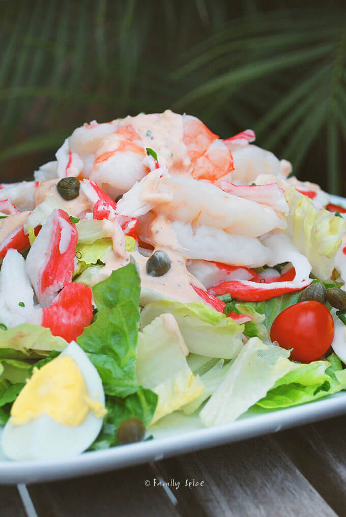 Shrimp and Crab Louis Salad - Family Spice