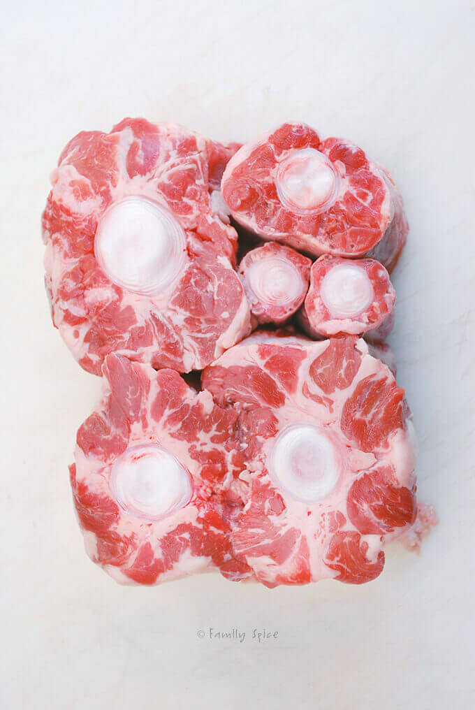 Oxtails for Oxtail Bourguignon by FamilySpice.com
