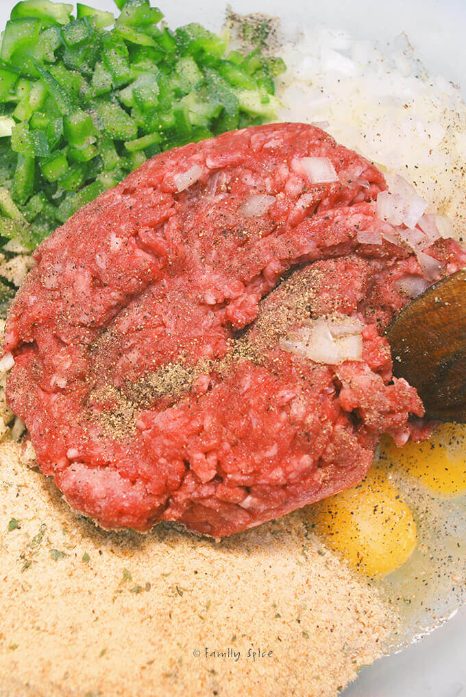 Ingredients for Chorizo Meatloaf by FamilySpice.com