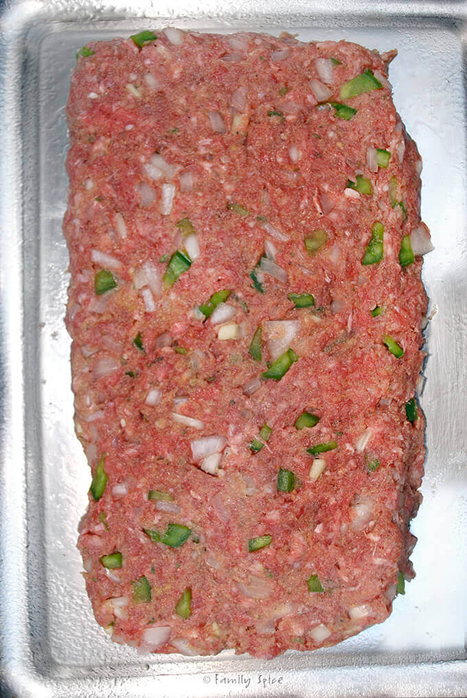 Making Chorizo Meatloaf by FamilySpice.com