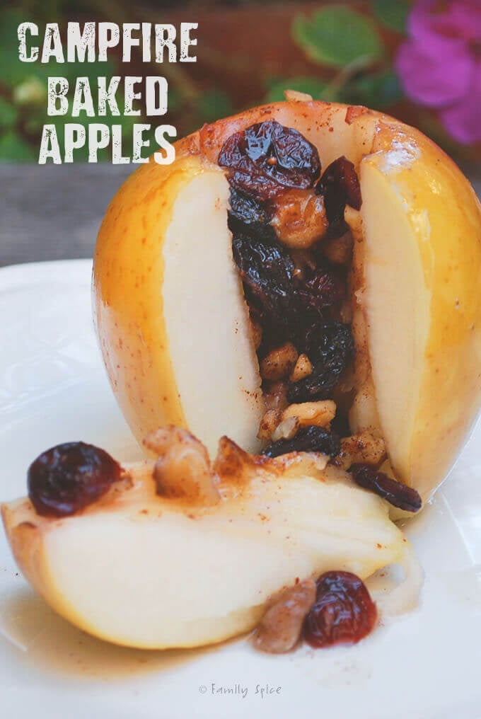 Campfire Baked Apples by FamilySpice.com