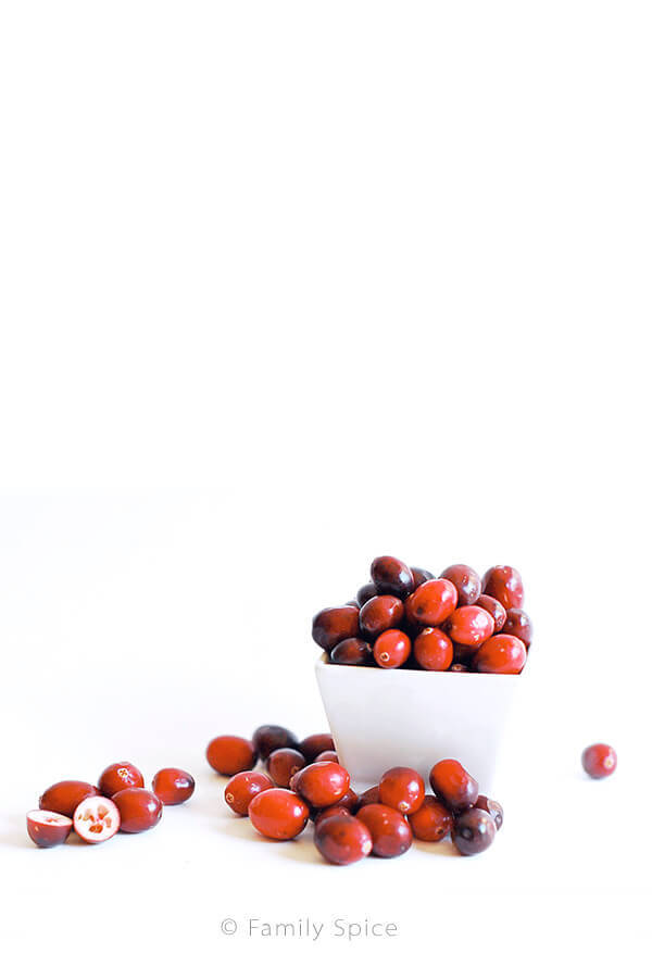 fresh cranberries by FamilySpice.com