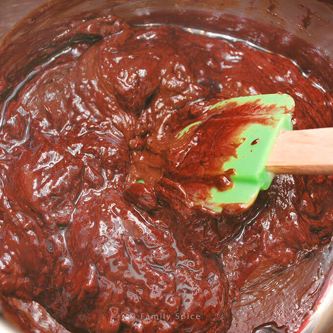 Making Pomegranate Fudge with Pistachios by FamilySpice.com