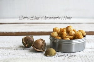 Lip Smacking Chile-Lime Macadamia Nuts