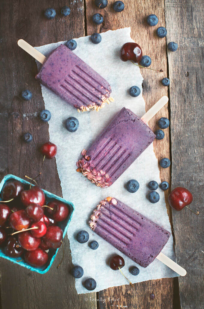 The Purple Smoothie Popsicles by FamilySpice.com