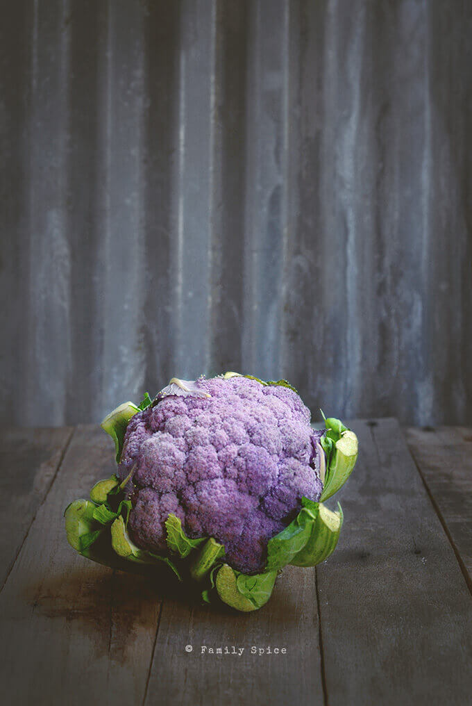 Purple Cauliflower by FamilySpice.com