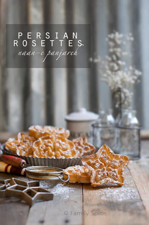 Persian Rosettes | Window Cookies (nan panjareh) - Family Spice