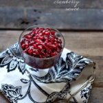 Pomegranate Cranberry Sauce by FamilySpice.com
