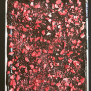 Dark Chocolate Sheet Cake with Yogurt and Strawberries by FamilySpice.com