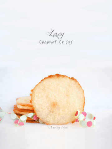 Lacy Coconut Crisps by FamilySpice.com