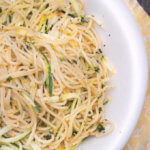 Pasta with Zucchini, Garlic and Olive Oil by FamilySpice.com