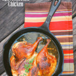 Cooking with Beer: Black Ale Marinated Spatchcocked Chicken by FamilySpice.com