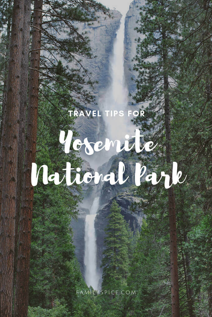 Yosemite Travel TIps featuring Yosemite Falls by FamilySpice.com