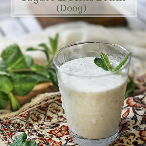 Persian Yogurt and Mint Drink (Doog) by FamilySpice.com