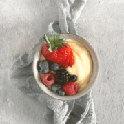 Pinterest image for pastry cream