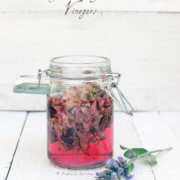 How to Make Herb Infused Vinegars, like this Sage Blossom Vinegar by FamilySpice.com