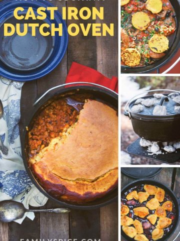 Camp meals will never be the same once you learn How to Cook in a Dutch Oven - by FamilySpice.com