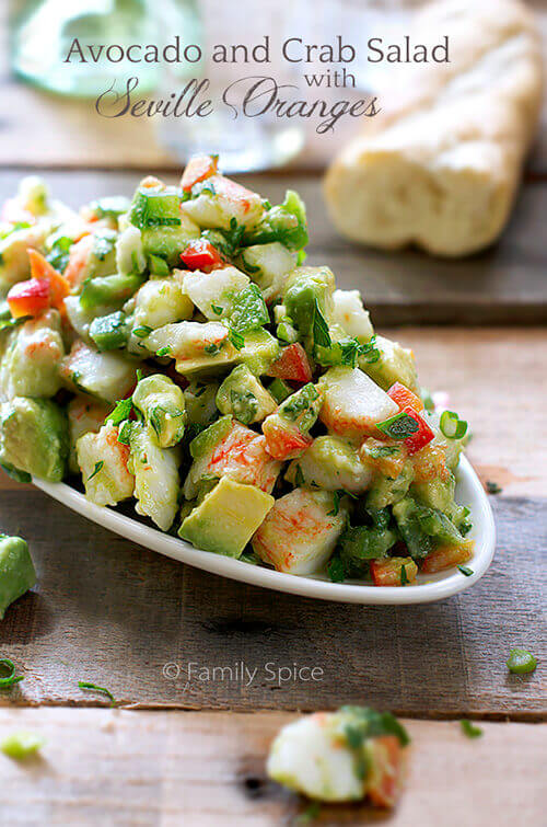 Avocado and Crab Salad with Seville Oranges