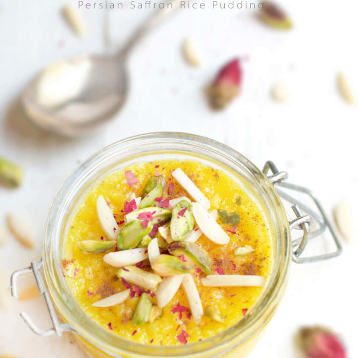 Persian Saffron Rice Pudding - Sholeh Zard by FamilySpice.com