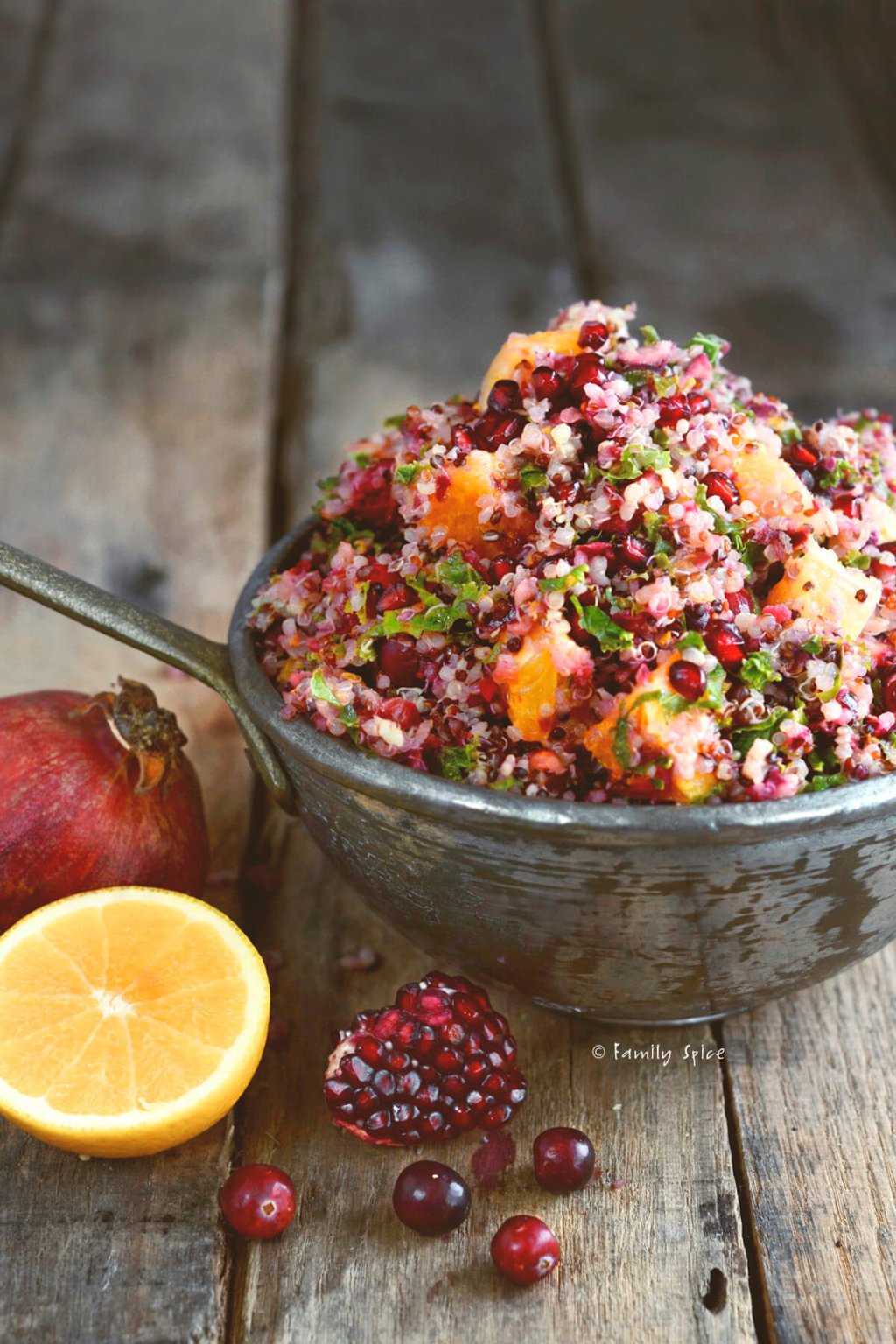 Quinoa Salad with Cranberries and Orange Family Spice