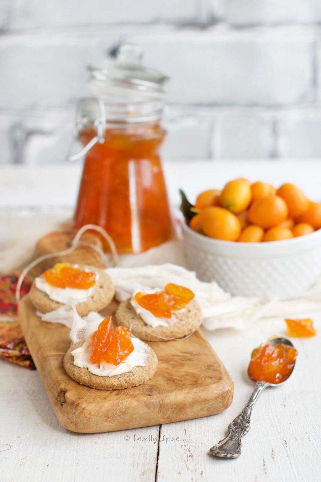 Kumquat Jam (Marmalade) with Orange Blossom Water Family Spice