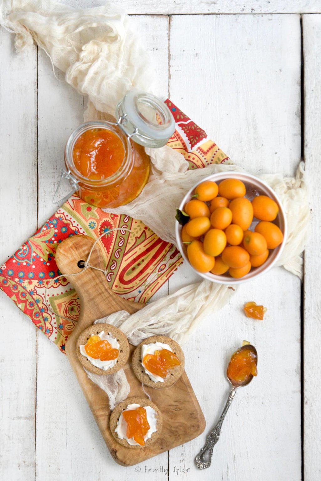 Kumquat Jam (Marmalade) with Orange Blossom Water Family Spice
