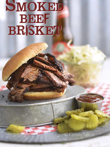 Smoked Beef Brisket Made Easy by FamilySpice.com