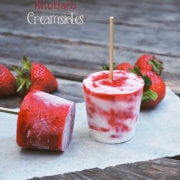 Strawberry Rhubarb Creamsicles by FamilySpice.com