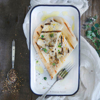 Grilled Halloumi with Za'atar and Olive Oil - Family Spice