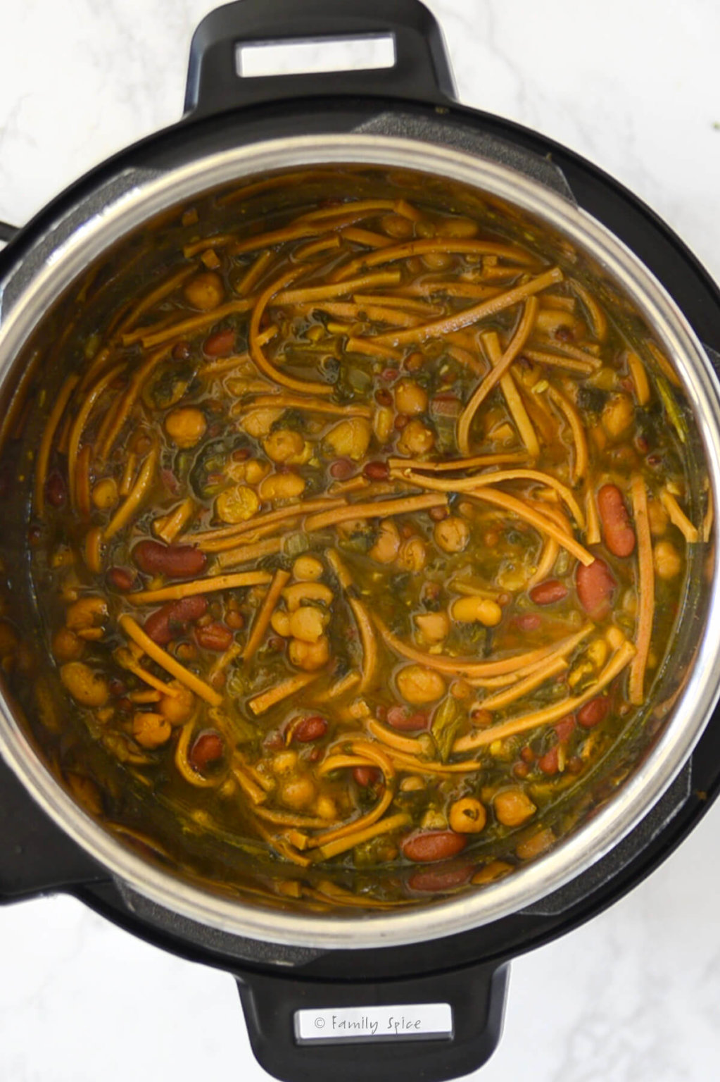 Instant Pot Ash Reshteh - Persian Noodle Soup with Beans and Herbs ...