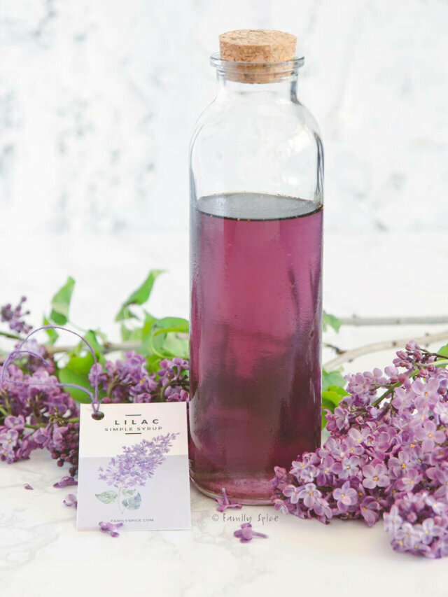 Simple Lilac Syrup