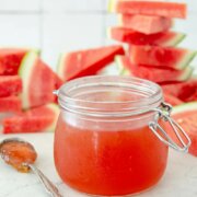 Pinterest image for watermelon jelly