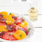Pinterest image for citrus salad.