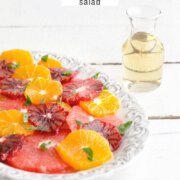 Pinterest image for citrus salad.