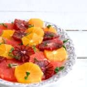 Pinterest image for citrus salad.