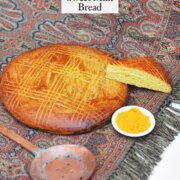 Pinterest image for Sweet Milk Bread (shirin chorek).