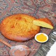 Pinterest image for Sweet Milk Bread (shirin chorek).
