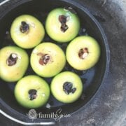 Pinterest image for baked apples.