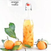 Pinterest image for orange vodka (orangecello).