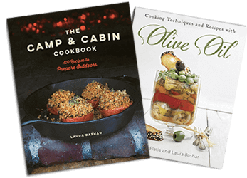 Two cookbooks written by Laura Bashar