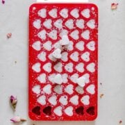 Pinterest image for homemade sugar cubes.