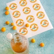 Pinterest image for kumquat liqueur.