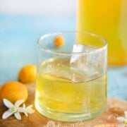 Pinterest image for kumquat liqueur.
