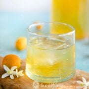 Pinterest image for kumquat liqueur.