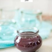 Pinterest image for mixed fruit jam.