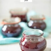 Pinterest image for mixed fruit jam.